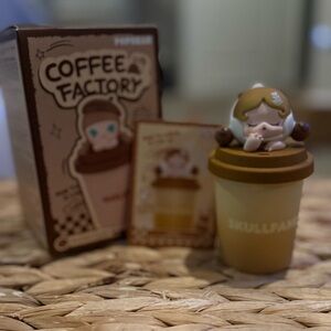 Pop Mart Popbean Coffee Factory Scented Candle- Skullpanda w/ Box & Card